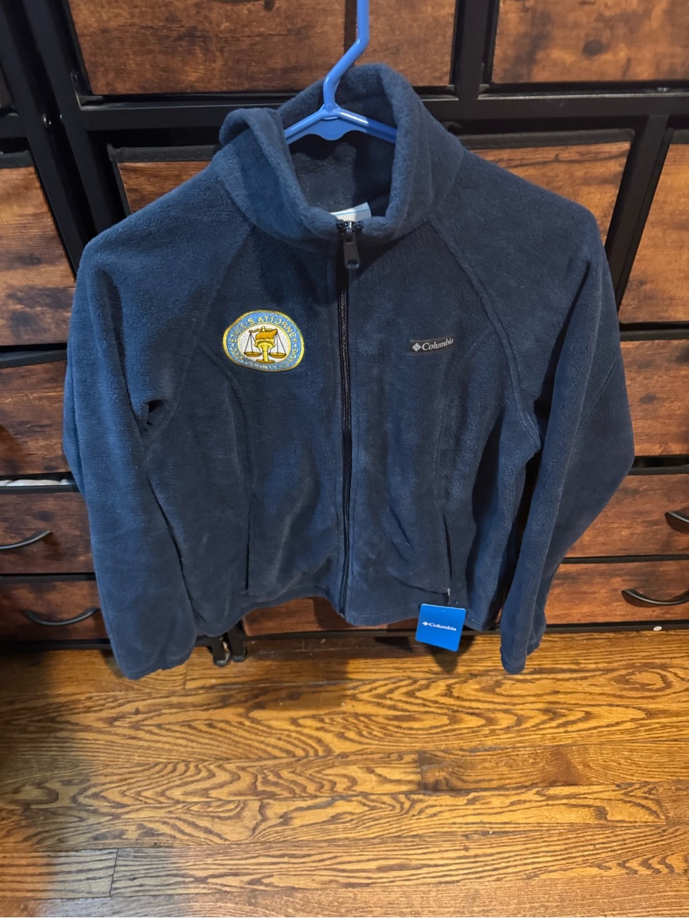 Columbia ladies Navy Blue Full-Zip Fleece Jacket